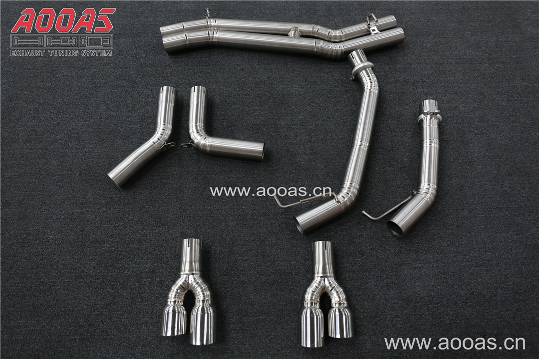 Audi S8 4.0T Titanium / Catback System With Straight Pipe
